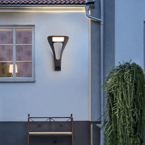 Waterproof outdoor wall light for garden, hotel, villa - vue 3 sur 12