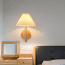 Modern wooden wall light for indoor decor