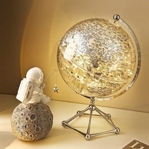 luminous globe decoration for modern educational learning - vue 5 sur 9