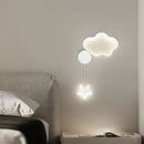 creative stars moon and clouds wall light for children