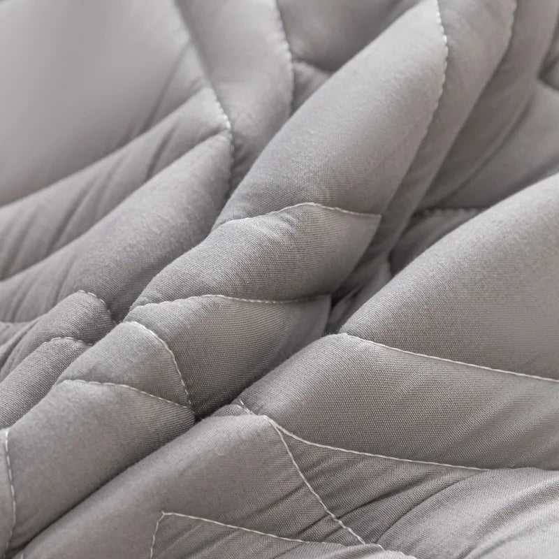 soy cotton quilted bedding for soft bed - vue 5 sur 10