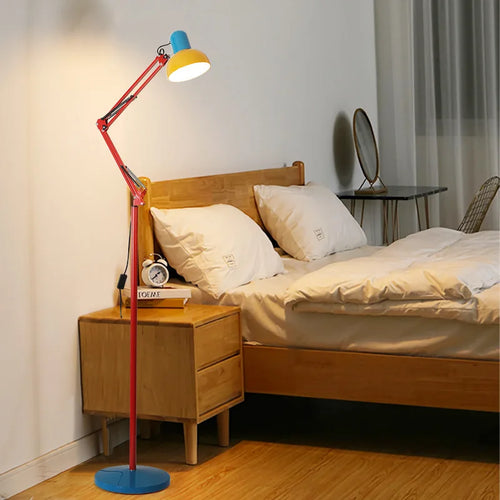 Enhanced mechanical grow floor lamp with long telescopic arm - vue 4 sur 13