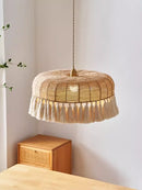 Hemp rope LED chandelier for indoor decoration