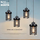 Vintage industrial nordic style iron pendant light