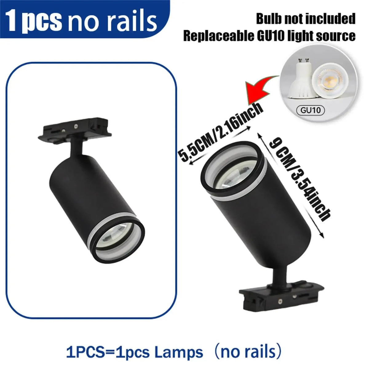 plafonnier rail d'éclairage led pour magasins et salons