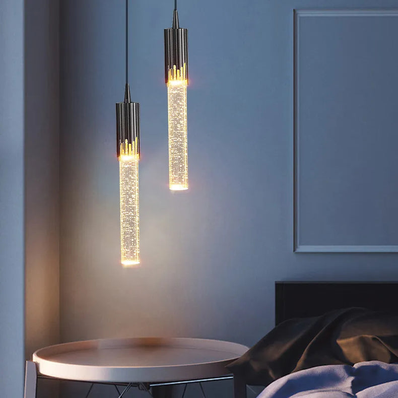 Modern creative LED crystal pendant light