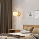 Mediterranean style glass wall light for indoor lighting