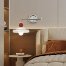 Modern foldable swing arm wall light for reading and office