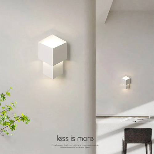 Nordic LED minimalist wall lamp for interior decoration - vue 2 sur 8