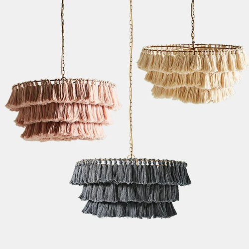 Creative vintage bohemian woven chandelier for stylish interiors - vue 2 sur 26