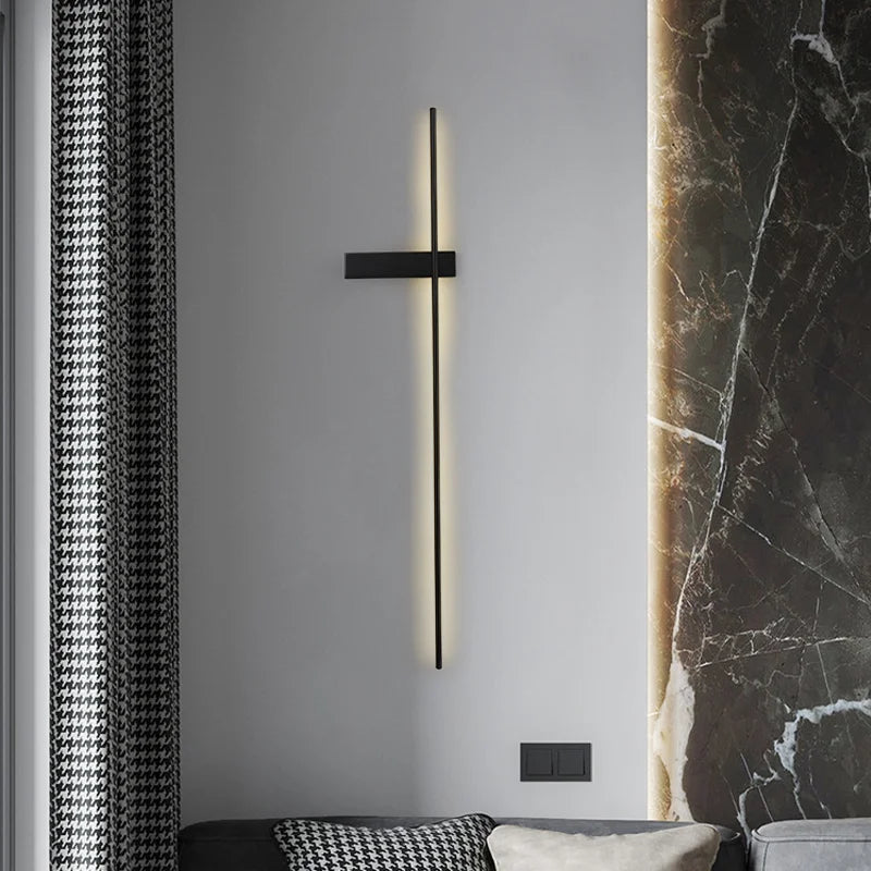 Minimalist copper wall light for postmodern lighting