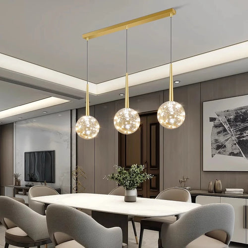 Nordic chandelier pendant indoor lighting home decor - vue 4 sur 10