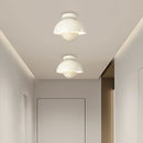 Modern semi-circular LED ceiling light for hallway balcony and staircase