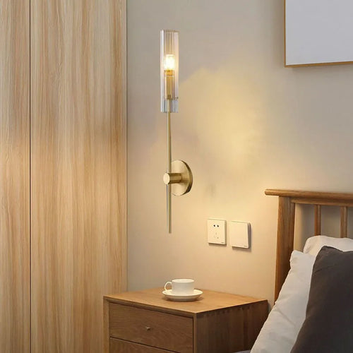 applique murale moderne en verre pour éclairage direct - vue 3 sur 10