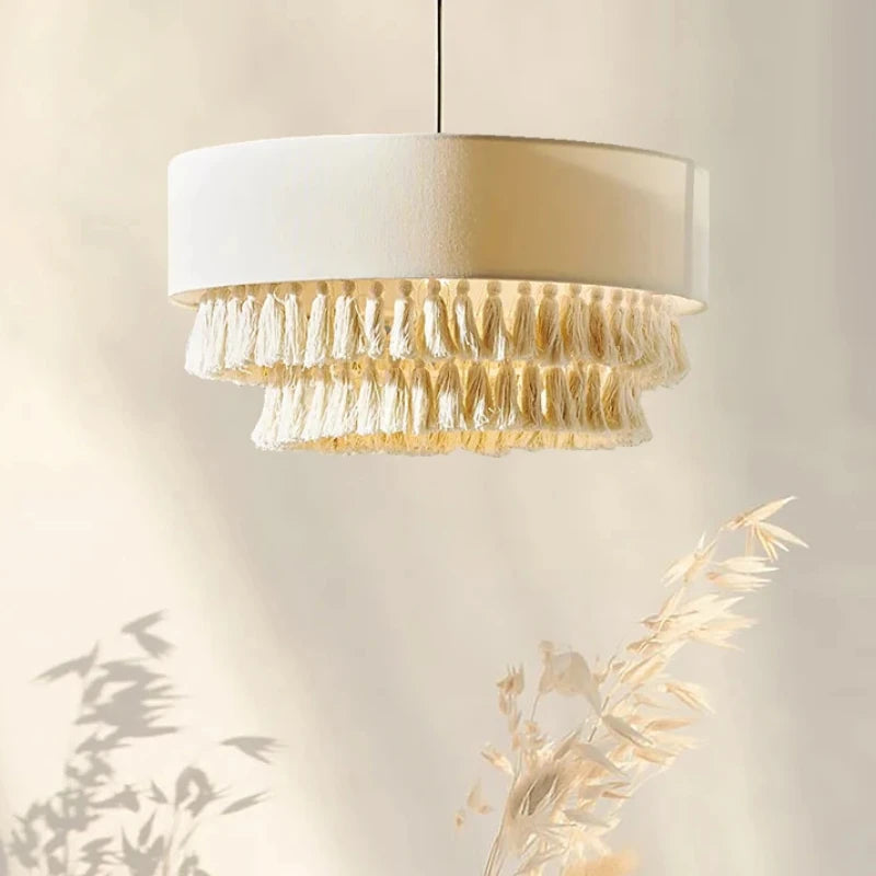 Bohemian wabi sabi Nordic style handmade chandelier