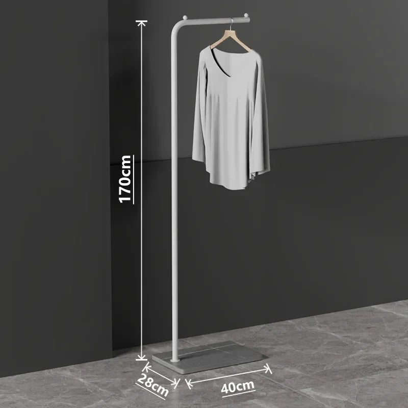 lightweight and modern Nordic clothes rack for stylish storage - vue 18 sur 41