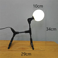 Abstract animal iron floor lamp nordic decor