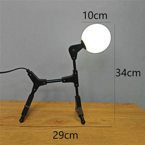 Abstract animal iron floor lamp nordic decor