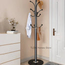 modern metal coat rack with tree design to optimize space
