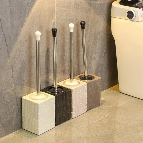 Ceramic toilet brush no dead angle cleaning - vue 3 sur 13