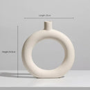 modern ceramic vase for dried flowers interior decoration