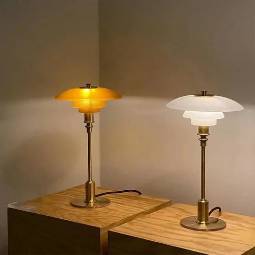 Elegant Danish style retro nordic LED table lamp - vue 2 sur 10