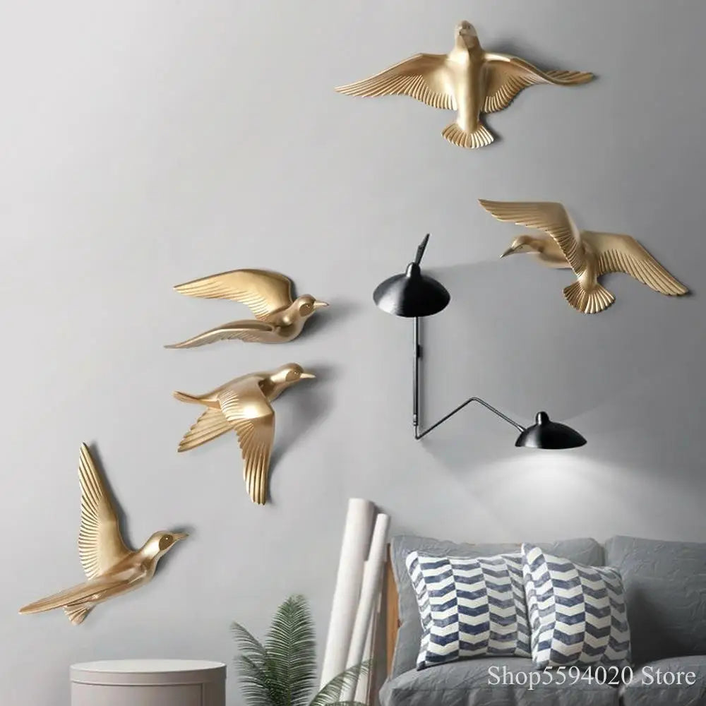 Creative seagull wall decoration
