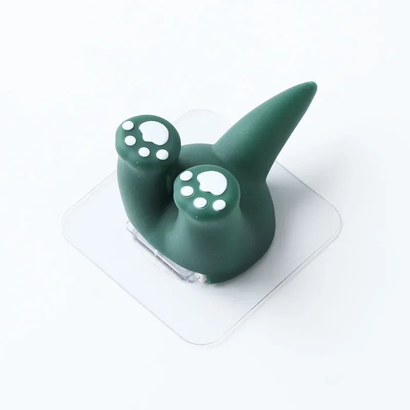 Fun animal adhesive toothbrush holder for children - vue 10 sur 12