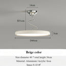 Modern minimalist Nordic aluminium chandelier with LED lights