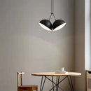 Black designer chandelier to assemble for modern interior decor