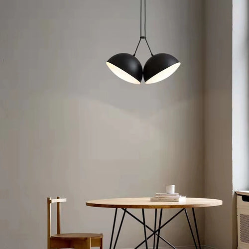 Black designer chandelier to assemble for modern interior decor - vue 4 sur 8