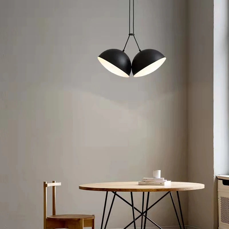 Black designer chandelier to assemble for modern interior decor - vue 3 sur 8
