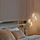 Modern wavy glass geometric chandelier for interior decor