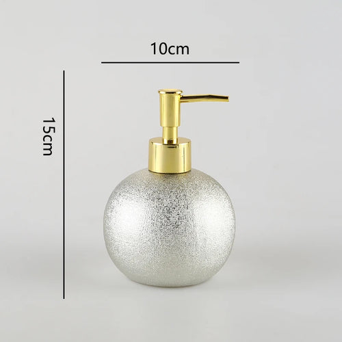 ceramic bottle for lotion, shampoo and soap - vue 7 sur 9