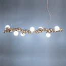 Dimmable LED molecular design chandelier trend 2024