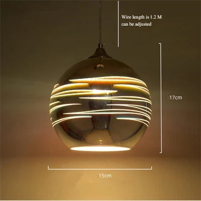 3D firework stained glass pendant light - vue 11 sur 12