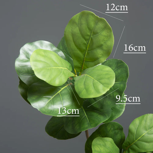 Artificial ficus tree branch for indoor and outdoor decoration - vue 5 sur 6