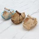 Metal basket for eggs, fruit and vegetables