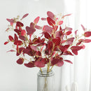 Artificial green leaves for indoor and outdoor decoration