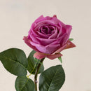 Artificial fabric pink roses for floral decoration wedding garden