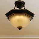 Vintage retro LED ceiling light classic design