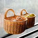 wicker hanging baskets for decorative storage and organization