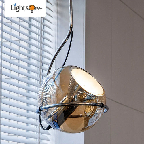 Retro small pendant light for living room, luxury creative nostalgic office and bedroom pendant - vue 2 sur 6