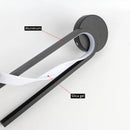 aluminium and silicone LED wall light