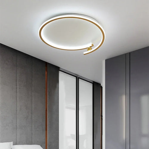 Modern LED ceiling light for elegant interior decor - vue 3 sur 8
