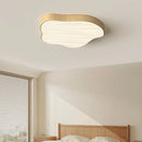 Modern simple wood grain chandeliers for home lighting