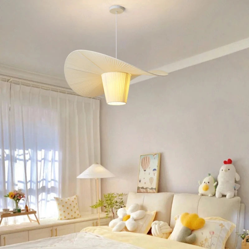 Modern minimalist fabric chandelier for interior decoration