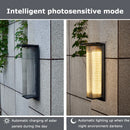 Waterproof solar wall light for outdoor night lighting