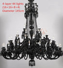 44-arm crystal chandelier for hotel and commercial centre