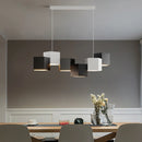 Modern simple nordic style creative hexagonal prism indoor chandelier